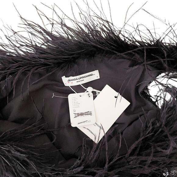 Free People x‎ Amanda Uprichard Kieran Dress Sequin Black - Picture 7 of 8